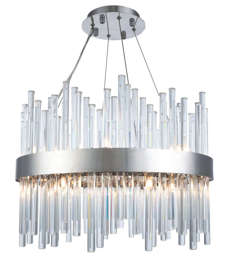 Elegant Lighting - 3000D20C - 14 Light Chandelier - Dallas - Chrome