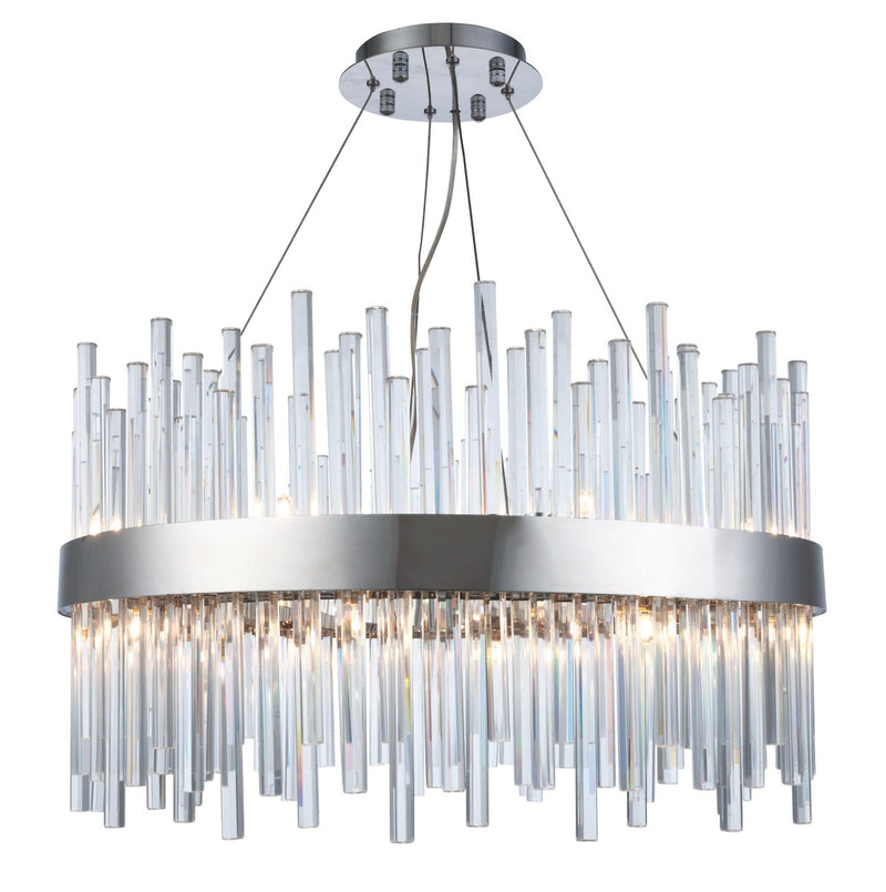 Elegant Lighting - 3000D25C - 16 Light Chandelier - Dallas - Chrome