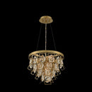 Allegri - 031950-039-FR001 - Four Light Pendant - Carmella - Brushed Brass