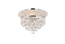 Elegant Lighting - V1800F10C/RC - Three Light Flush Mount - Primo - Chrome