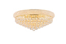 Elegant Lighting - V1800F24G/RC - 12 Light Flush Mount - Primo - Gold