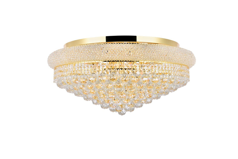 Elegant Lighting - V1800F28G/RC - 15 Light Flush Mount - Primo - Gold