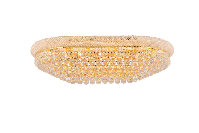 Elegant Lighting - V1800F40SG/RC - 24 Light Flush Mount - Primo - Gold