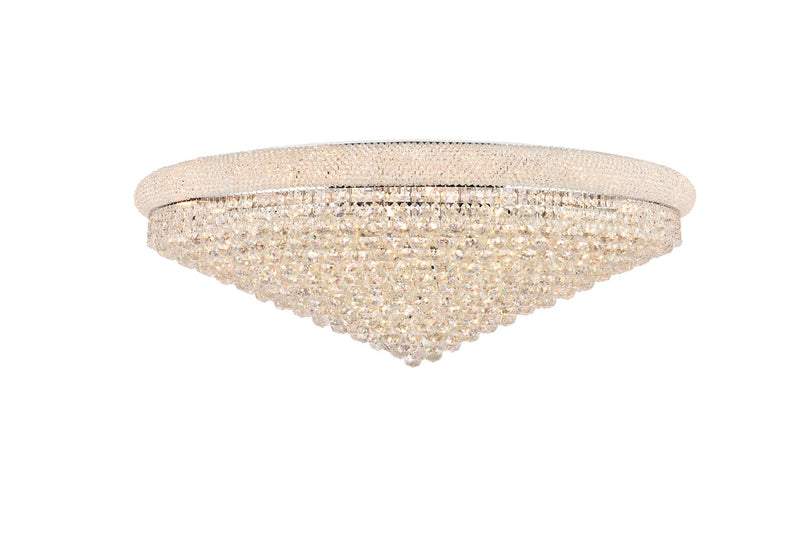 Elegant Lighting - V1800F48C/RC - 33 Light Flush Mount - Primo - Chrome