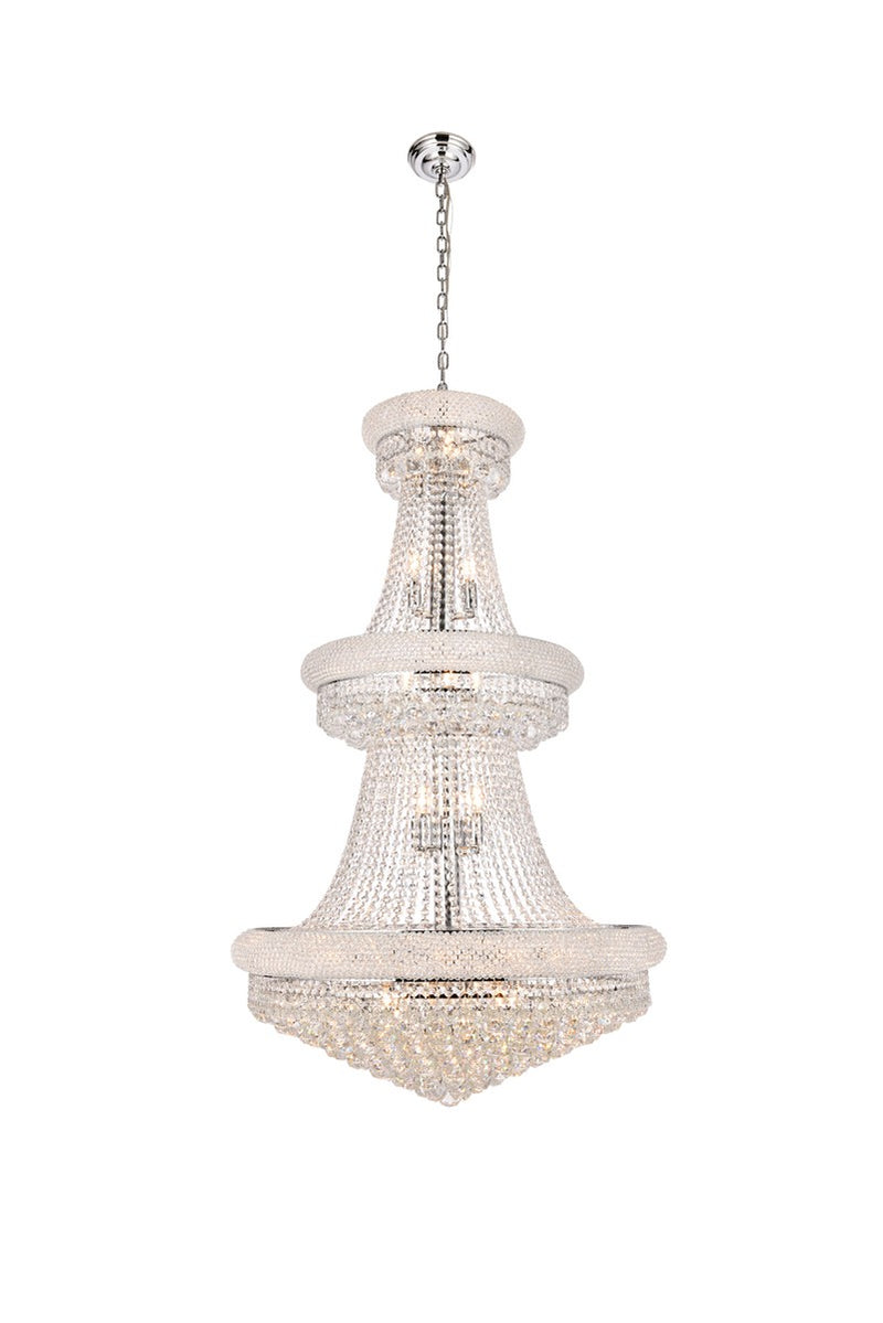 Elegant Lighting - V1800G30C/RC - 32 Light Chandelier - Primo - Chrome