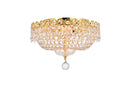 Elegant Lighting - V1900F14G/RC - Four Light Flush Mount - Century - Gold