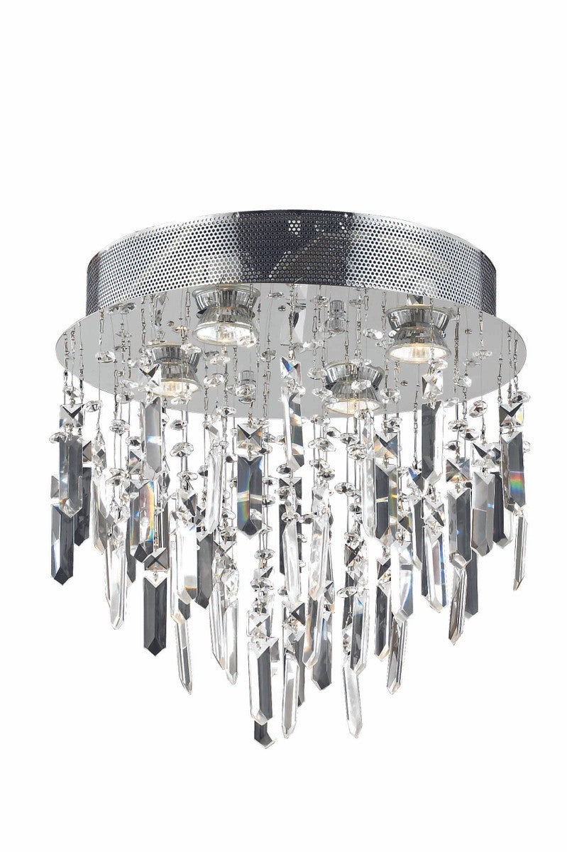 Elegant Lighting - V2006F14SC/RC - Four Light Flush Mount - Galaxy - Chrome