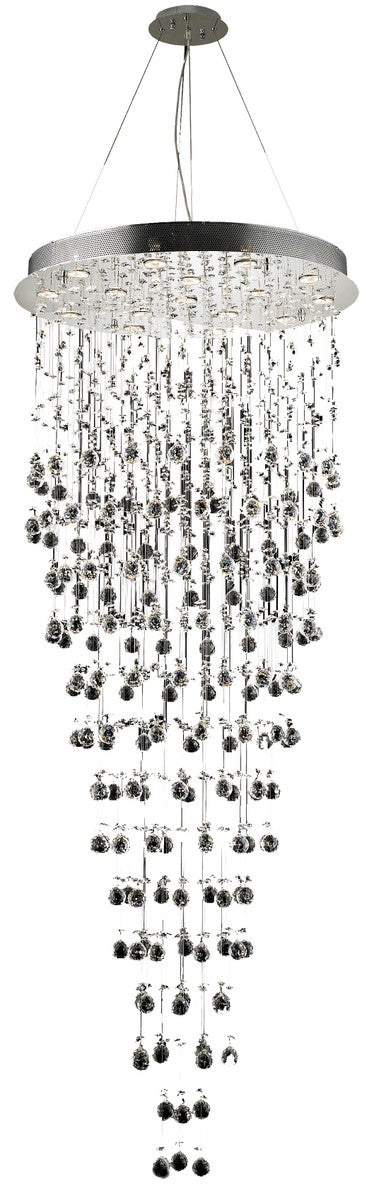 Elegant Lighting - V2006G30C/RC - 16 Light Chandelier - Galaxy - Chrome