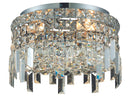 Elegant Lighting - V2031F12C/RC - Four Light Flush Mount - Maxime - Chrome