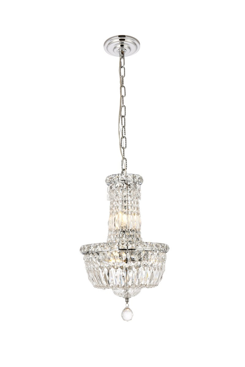 Elegant Lighting - V2528D12C/RC - Six Light Pendant - Tranquil - Chrome