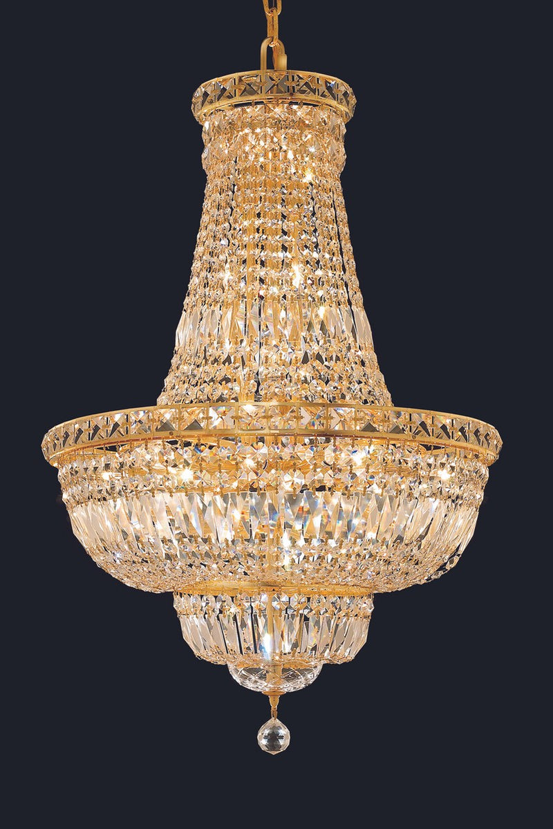 Elegant Lighting - V2528D22G/RC - 22 Light Chandelier - Tranquil - Gold