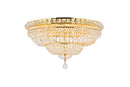 Elegant Lighting - V2528F24G/RC - 12 Light Flush Mount - Tranquil - Gold