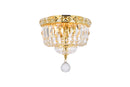 Elegant Lighting - V2528F8G/RC - Two light Flush Mount - Tranquil - Gold