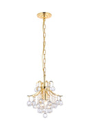 Elegant Lighting - V8000D12G/RC - Three Light Pendant - Toureg - Gold