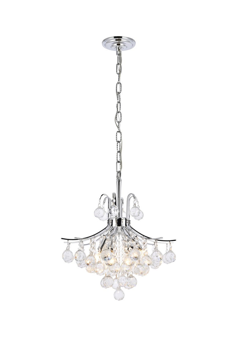 Elegant Lighting - V8000D16C/RC - Six Light Pendant - Toureg - Chrome