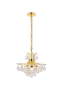 Elegant Lighting - V8000D16G/RC - Six Light Pendant - Toureg - Gold