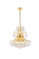 Elegant Lighting - V8001D19G/RC - Ten Light Pendant - Toureg - Gold