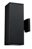 LÁMPARA DE PARED EXTERIOR DECORATIVA ILUMINACION UP&DOWN 2XE27-75W - PAR30, 100-240V, 50-60HZ , GRADO DE PROTECCION IP54, ACABADO NEGRO.