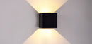 Lámpara De Pared Exterior Led Con Diseño De Luz Arquitectonico 6W 2700K.