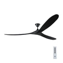 Visual Comfort Fan - 3MAVR88BKBK - 88" Ceiling Fan - Maverick - Matte Black