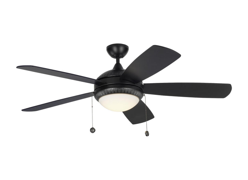 Generation Lighting - 5DIO52BKD - 52" Ceiling Fan - Discus - Matte Black