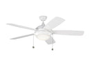 Generation Lighting - 5DIW52WHD - 52" Ceiling Fan - Discus - White