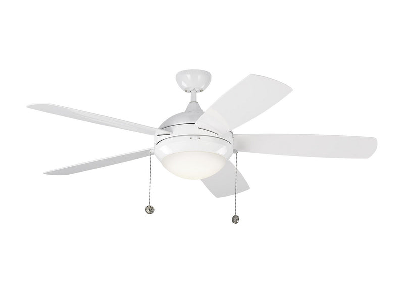 Generation Lighting - 5DIW52WHD - 52" Ceiling Fan - Discus - White