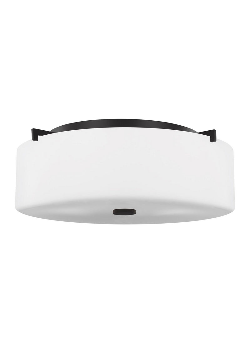 Generation Lighting. - FM312ORB - Three Light Flush Mount - Sunset Drive - Oil Rubbed Bronze