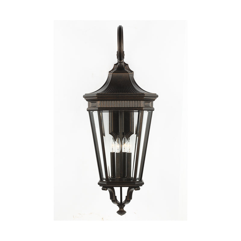 Generation Lighting - OL5405GBZ - Four Light Wall Lantern - Cotswold Lane - Grecian Bronze