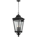 Generation Lighting - OL5414BK - Four Light Hanging Lantern - Cotswold Lane - Black