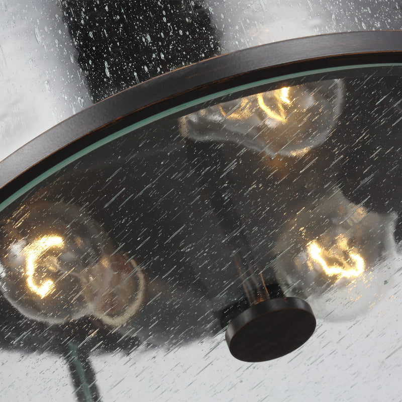 Generation Lighting - OL7633ES - Three Light Flush Mount - Dakota - Espresso