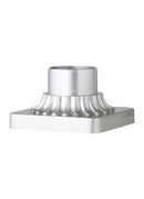 Generation Lighting - PIERMOUNT-PBS - Pier Mount Base - Outdoor Pier Mounts - Painted Brushed Steel