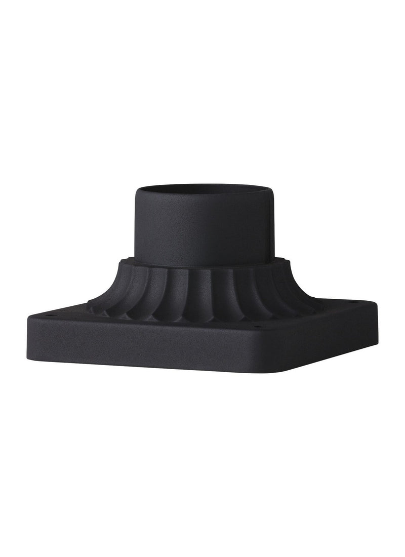 Generation Lighting - PIERMOUNT-TXB - Pier Mount Base - Outdoor Pier Mounts - Textured Black