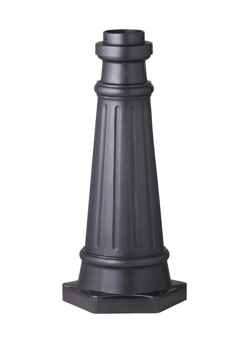 Generation Lighting - POSTBASE-ANBZ - Post Mount Base - Outdoor Post Base - Antique Bronze