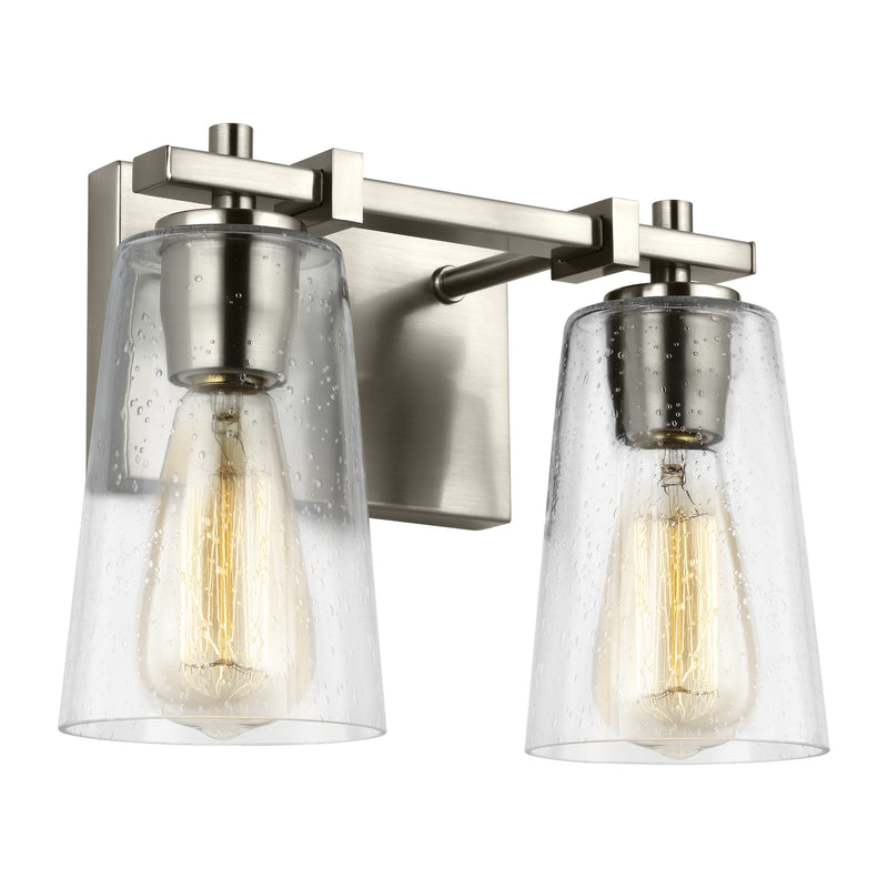 Visual Comfort Studio - VS24302SN - Two Light Vanity - Mercer - Satin Nickel