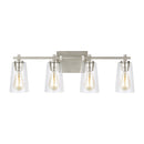 Four Light Vanity<br /><span style="color:#4AB0CE;">Entrega: 4-10 dias en USA</span><br /><span style="color:#4AB0CE;font-size:60%;">PREGUNTE POR ENTREGA EN PANAMA</span><br />Collection: Mercer<br />Finish: Satin Nickel