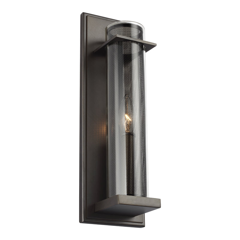 One Light Wall Sconce<br /><span style="color:#4AB0CE;">Entrega: 4-10 dias en USA</span><br /><span style="color:#4AB0CE;font-size:60%;">PREGUNTE POR ENTREGA EN PANAMA</span><br />Collection: Silo<br />Finish: Antique Bronze