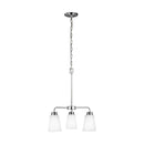 Three Light Chandelier<br /><span style="color:#4AB0CE;">Entrega: 4-10 dias en USA</span><br /><span style="color:#4AB0CE;font-size:60%;">PREGUNTE POR ENTREGA EN PANAMA</span><br />Collection: Kerrville<br />Finish: Chrome