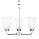 Three Light Chandelier<br /><span style="color:#4AB0CE;">Entrega: 4-10 dias en USA</span><br /><span style="color:#4AB0CE;font-size:60%;">PREGUNTE POR ENTREGA EN PANAMA</span><br />Collection: Kerrville<br />Finish: Chrome