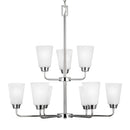 Generation Lighting - 3115209-05 - Nine Light Chandelier - Kerrville - Chrome