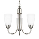 Generation Lighting - 3120203-962 - Three Light Chandelier - Seville - Brushed Nickel