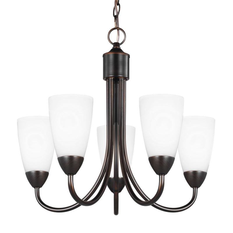 Generation Lighting - 3120205-710 - Five Light Chandelier - Seville - Bronze