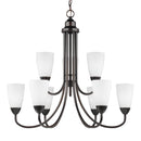 Generation Lighting - 3120209EN3-710 - Nine Light Chandelier - Seville - Bronze