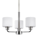 Generation Lighting - 3128803EN3-962 - Three Light Chandelier - Canfield - Brushed Nickel