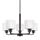 Generation Lighting - 3128805EN3-710 - Five Light Chandelier - Canfield - Bronze