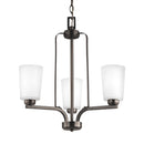 Generation Lighting - 3128903-710 - Three Light Chandelier - Franport - Bronze