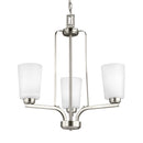 Generation Lighting - 3128903EN3-962 - Three Light Chandelier - Franport - Brushed Nickel