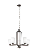 Five Light Chandelier<br /><span style="color:#4AB0CE;">Entrega: 4-10 dias en USA</span><br /><span style="color:#4AB0CE;font-size:60%;">PREGUNTE POR ENTREGA EN PANAMA</span><br />Collection: Franport<br />Finish: Bronze