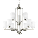 Generation Lighting - 3128909EN3-962 - Nine Light Chandelier - Franport - Brushed Nickel