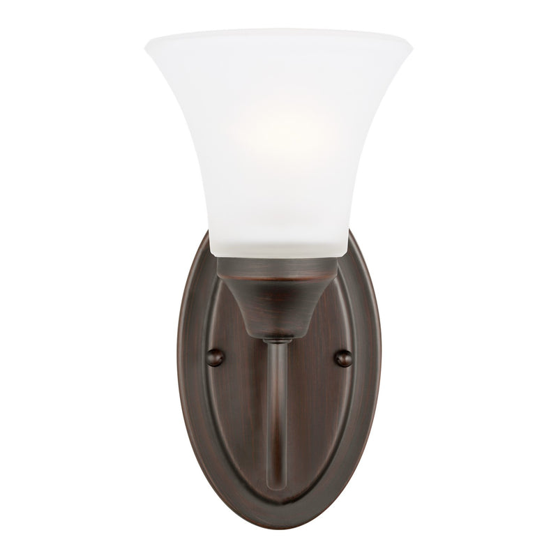 Generation Lighting - 41806-710 - One Light Wall / Bath Sconce - Holman - Bronze